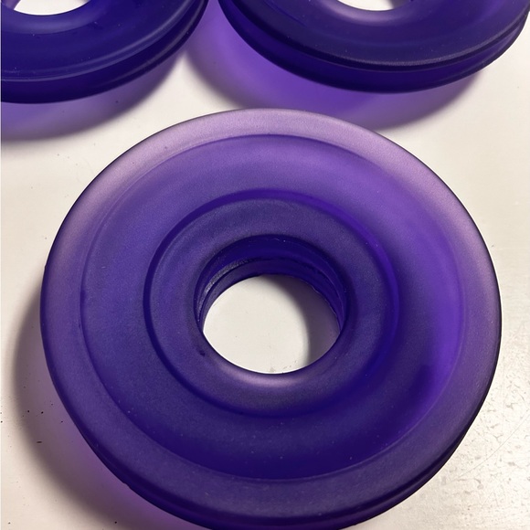 NEW Torchier Blue Purple Lamp Shade Base 4-3/4" Light Socket Aperture Set of 8 - Picture 6 of 11